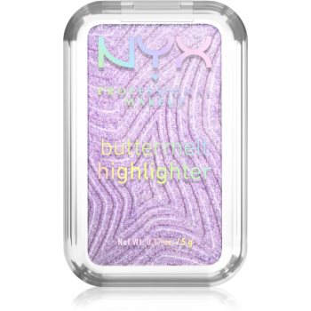 NYX Professional Makeup Buttermelt Highlighter iluminator - imagine 2